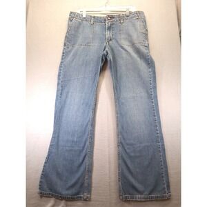 Old Navy Women's Blue Jeans, Boot Cut, Just Above Waist, Size 10